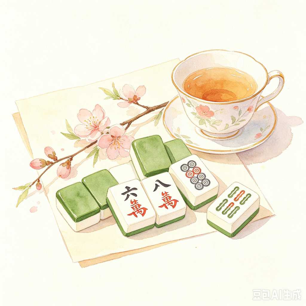 vintage mahjong set value