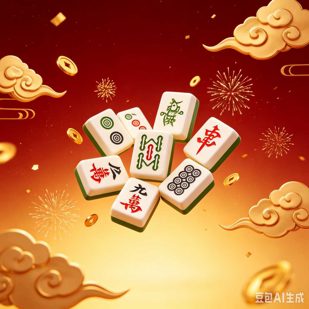 engraved texture mahjong tiles
