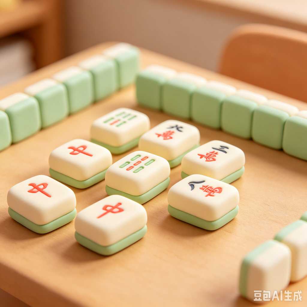 custom gradient mahjong tiles