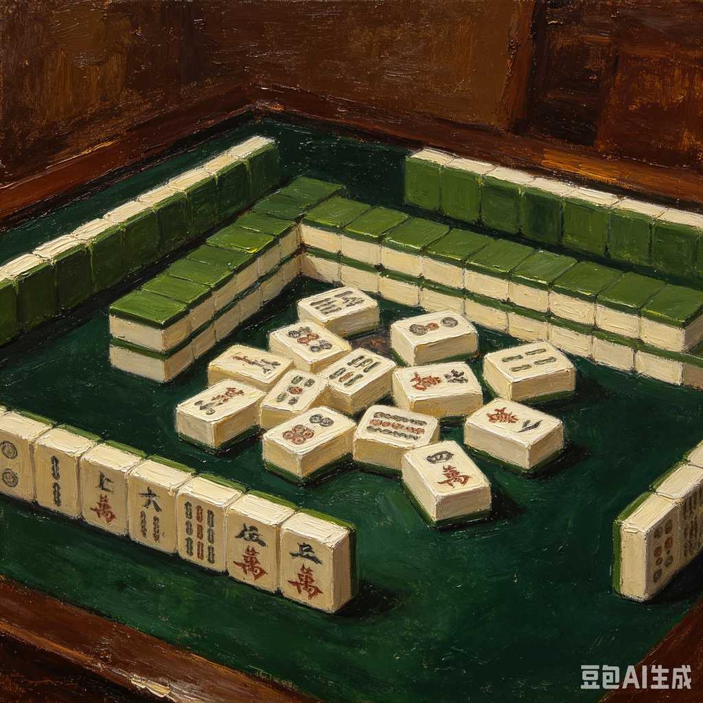 scratch resistant print mahjong set