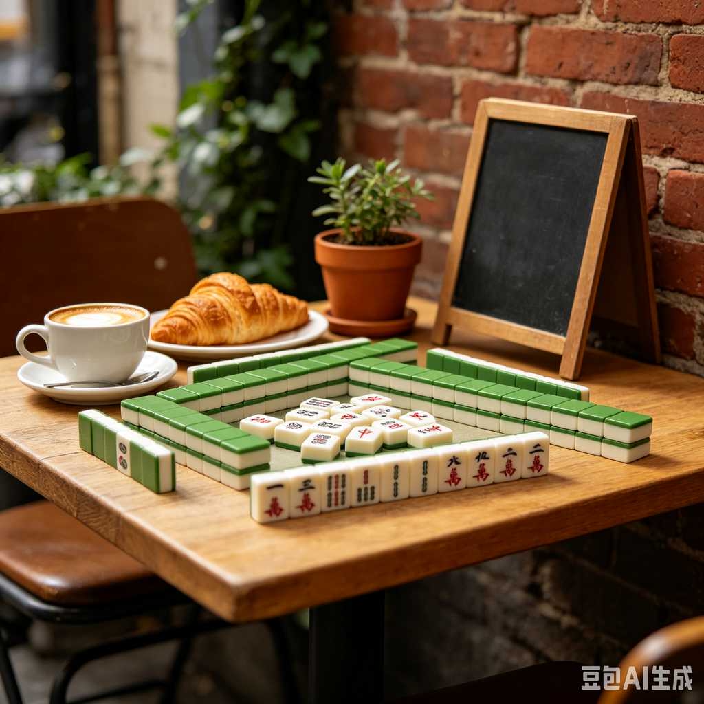 mahjong set with storage case