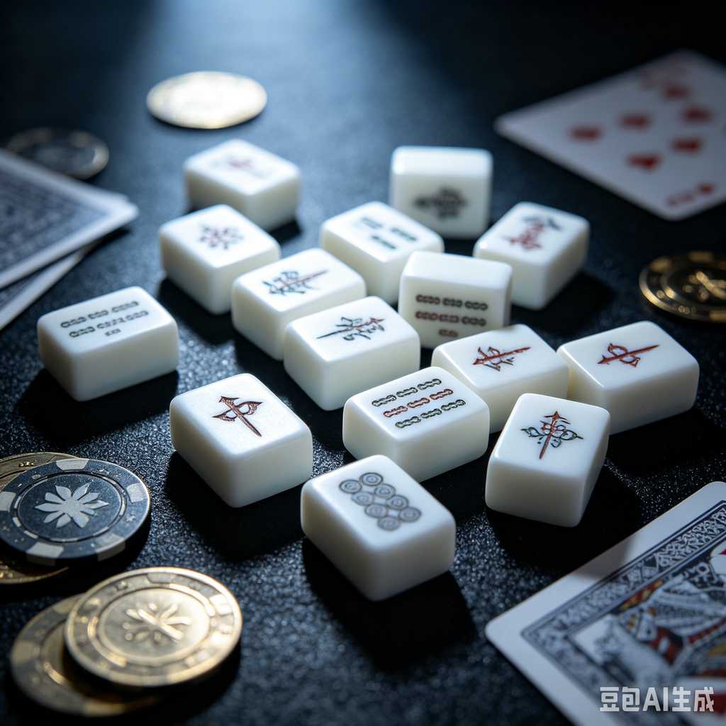 oriental style mahjong tiles